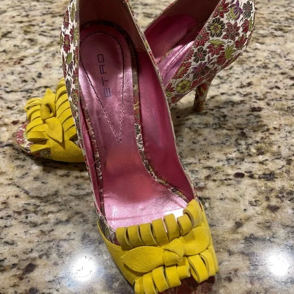 Etro peep toe heel - Picture 5 of 5